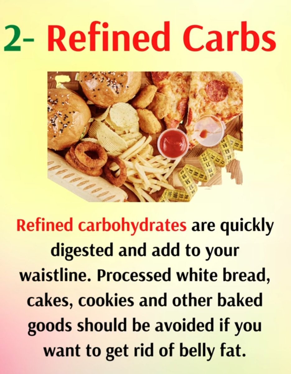 Avoid Eating 5 Food That Causes Belly Fat (Visceral Fat) Thread from