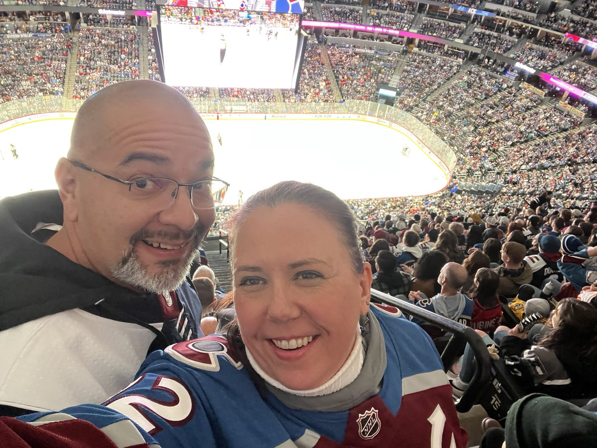 ChaosColo's tweet photo. The last regular season game in our package this year! #viewfromthetop #GoAvsGo #seasontix https://t.co/WcGJkQYW2x