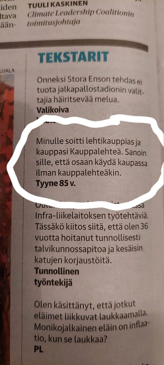 TTittelin's tweet photo. Hyvää viikonloppua! 😀 https://t.co/iVxEkHWbRP