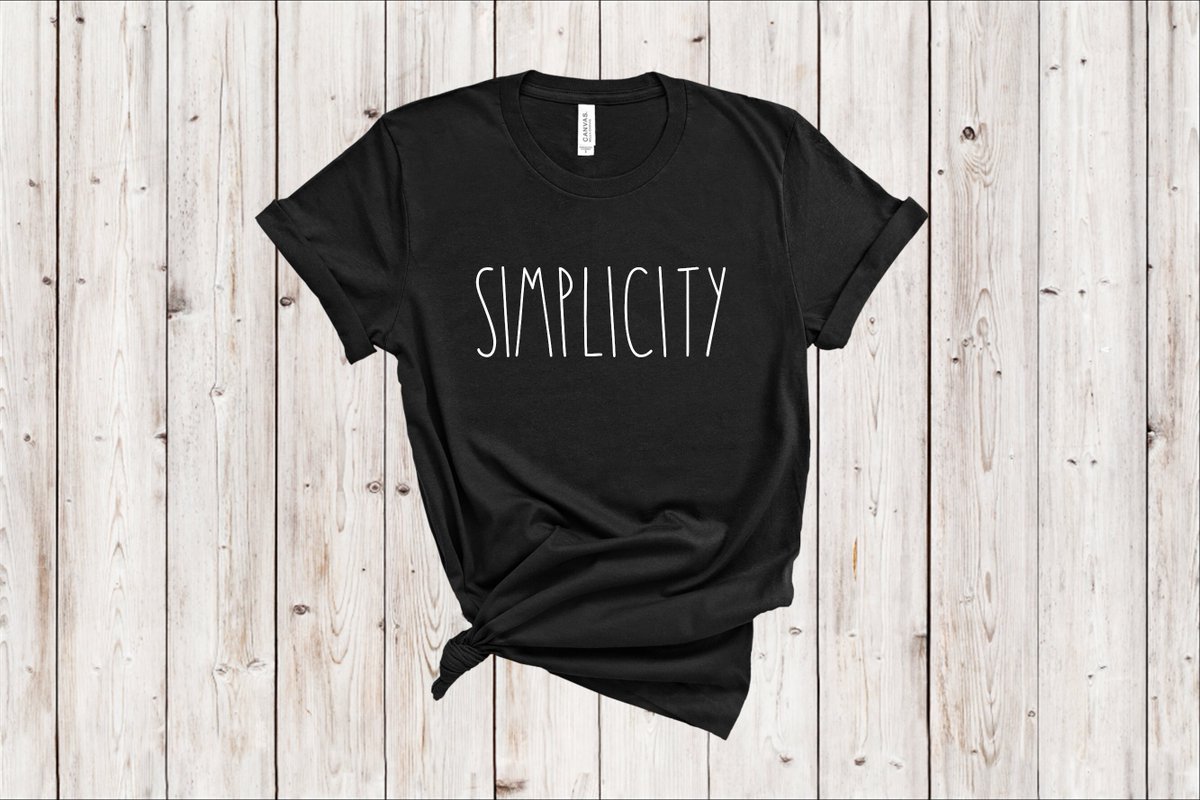 zunsu6's tweet photo. Inspirational T-shirt: Simplicity | Women's T-shirt Printing https://t.co/7rD9K9EhS7