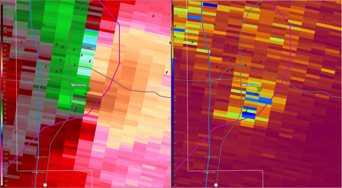 weathertrackus's tweet photo. Tornado just near or on top of Winona, MS.

Tornado EMERGENCY continues. Remain sheltered!

#mswx #tornado #Winona https://t.co/3rvloc2PHz