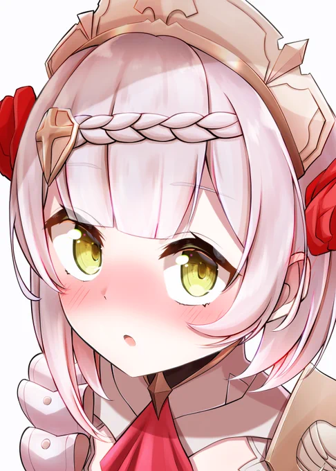 素敵なタグを見つけましたので便乗～! 2021年10月~2023年3月の成長を見てくれ～!絵柄変わりすぎな気がする#ノエルのパンケーキ #原神  #Noelle 