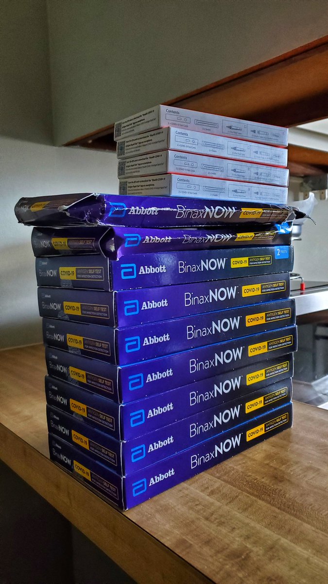 therealusoblaze's tweet photo. While I'm fortunate enough to have access to decent healthcare, I must acknowledge the waste in the US COVID response. Every single 1 of these is expired. I didn't buy any of them. Somebody else could've used them! Somebody else needed them. https://t.co/jWrgWLUYZe