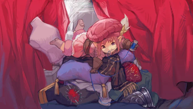 I feel like my best kept secret is that I really love drawing lalafells 