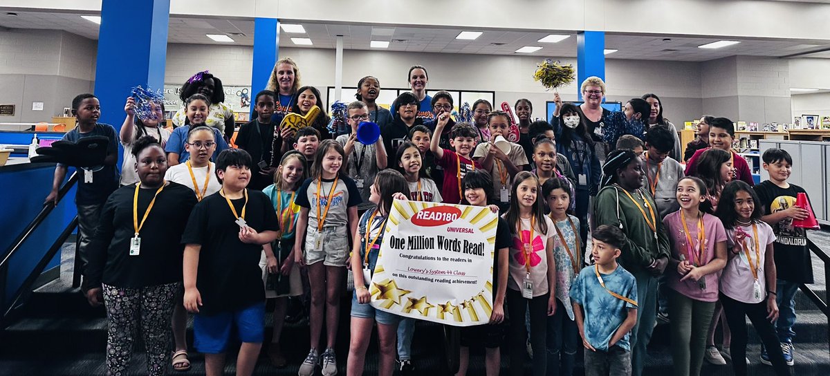 VirginiaREADs's tweet photo. This cheerful bunch at Lowery proudly read #OneMillionWords already! Oh, how they’ve grown! #goals @CFISD_LSeale https://t.co/7PqQ8c5m5C