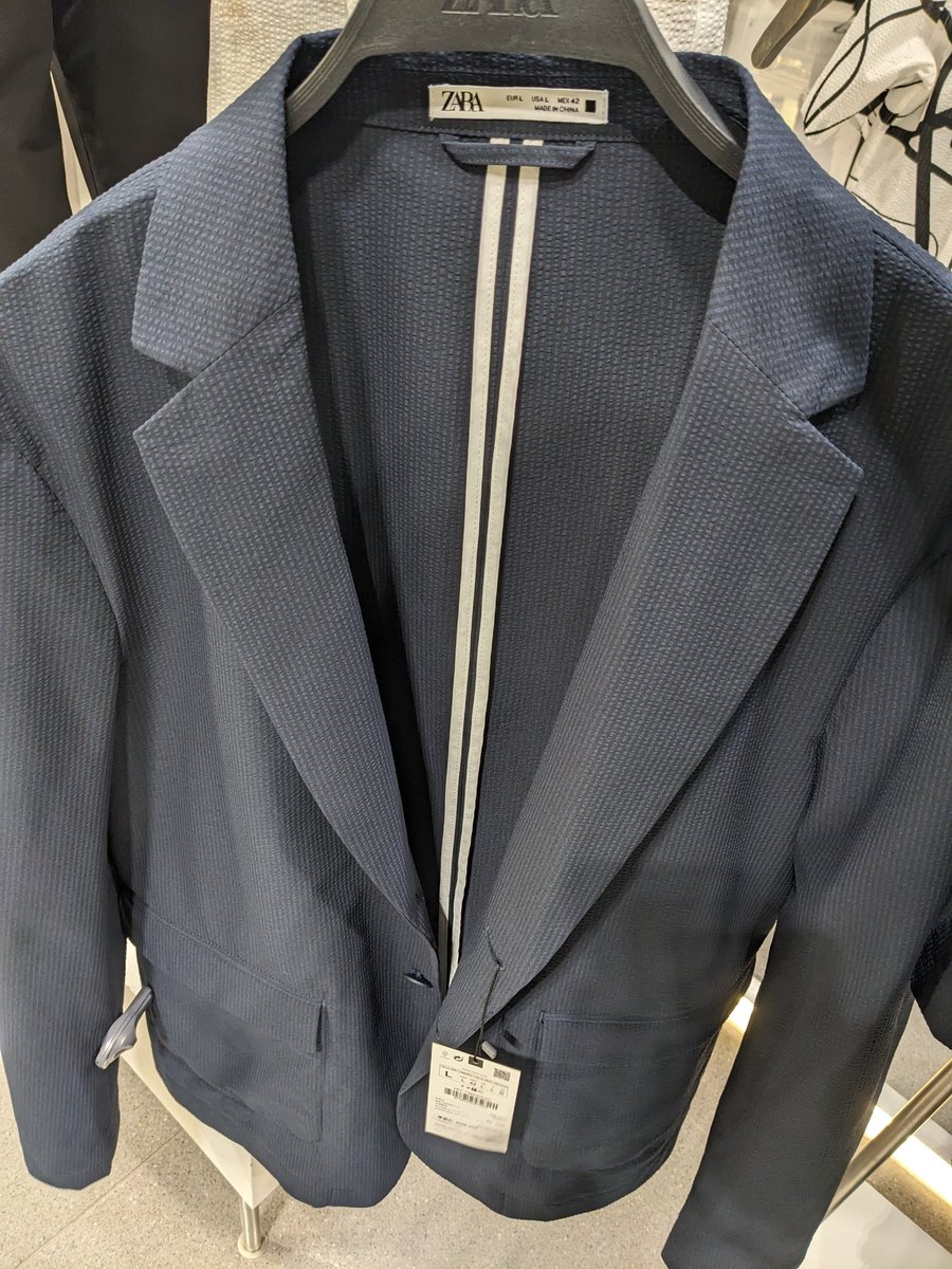 vanttica's tweet photo. Zara blazer 2023 S/S , our art x50310 T/R/SP https://t.co/Lue3pQZq2v