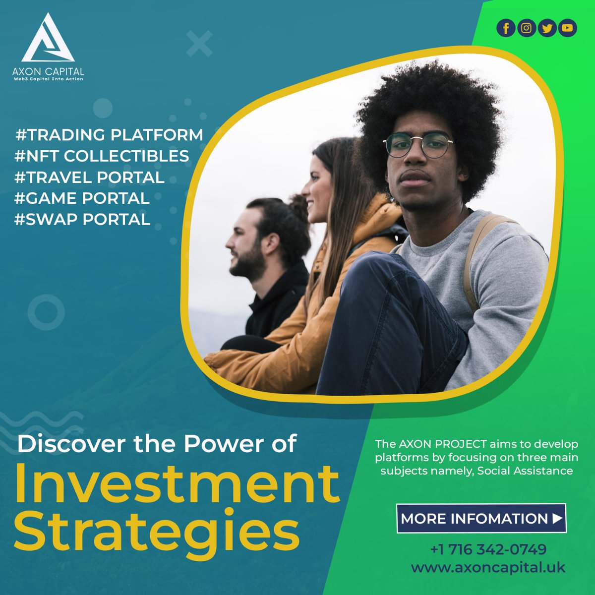 Axon_capital's tweet image. Investment strategies can be a powerful tool for achieving your financial goals. By using a well-designed investment strategy, you can maximize your returns while minimizing ur risks, &amp;amp; ensure that ur portfolio is aligned with ur investment objectives.

#axoncapital #activeincome