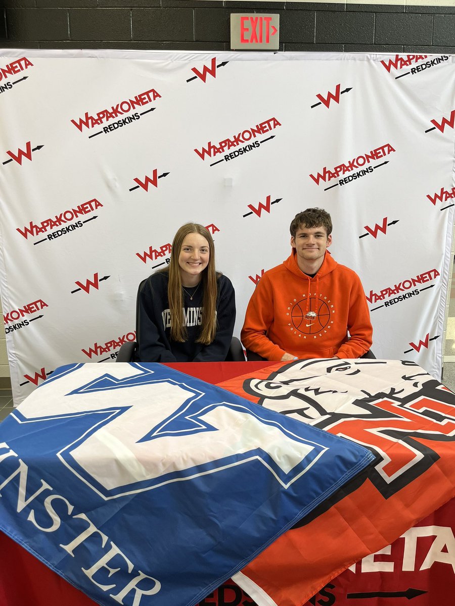 Wapakoneta Senior twin siblings, Jackson and Regan Courter both signed their letters of intent to continue their basketball careers on Friday. 

Jackson is set to play at Ohio Northern University, while Regan will go to Westminster College in Wilmington, PA.

📸: <a href="/JulieCourter/">Julie Courter</a>