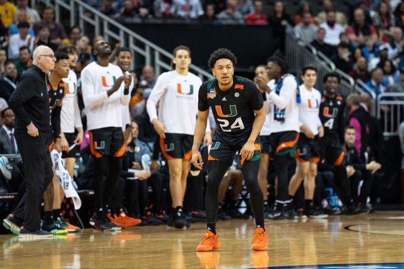 The #Canes will continue to dance.

Nijel Pack and Norchad Omier lead Miami’s win over #Houston, as the Hurricanes advance to their second consecutive #EliteEight.

For more, visit 🔗: lifwnetwork.com/insights/sport…

#MarchMadness 

✍️: @luke_chaney4
📸: @CanesHoops
💻: @lifewalletsport