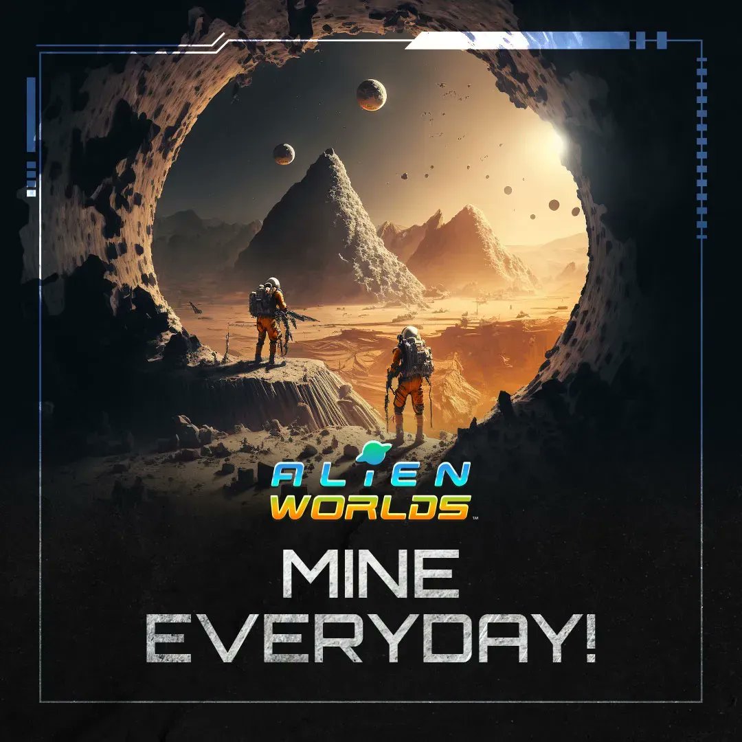 AlienWorlds's tweet photo. Good Weekend to all Explorers in the #AlienWorldsMetavers!🪐

Considering your plans for the weekend?🤔
👉 Mining #TLM can be done at https://t.co/m0fXDaYzUN
👉 Leasing spacecraft for #AlienWorldsMissions
👉 Start your Planetary #Syndicates journey here: https://t.co/VFELtq8qJi https://t.co/4SC2U1cU7D