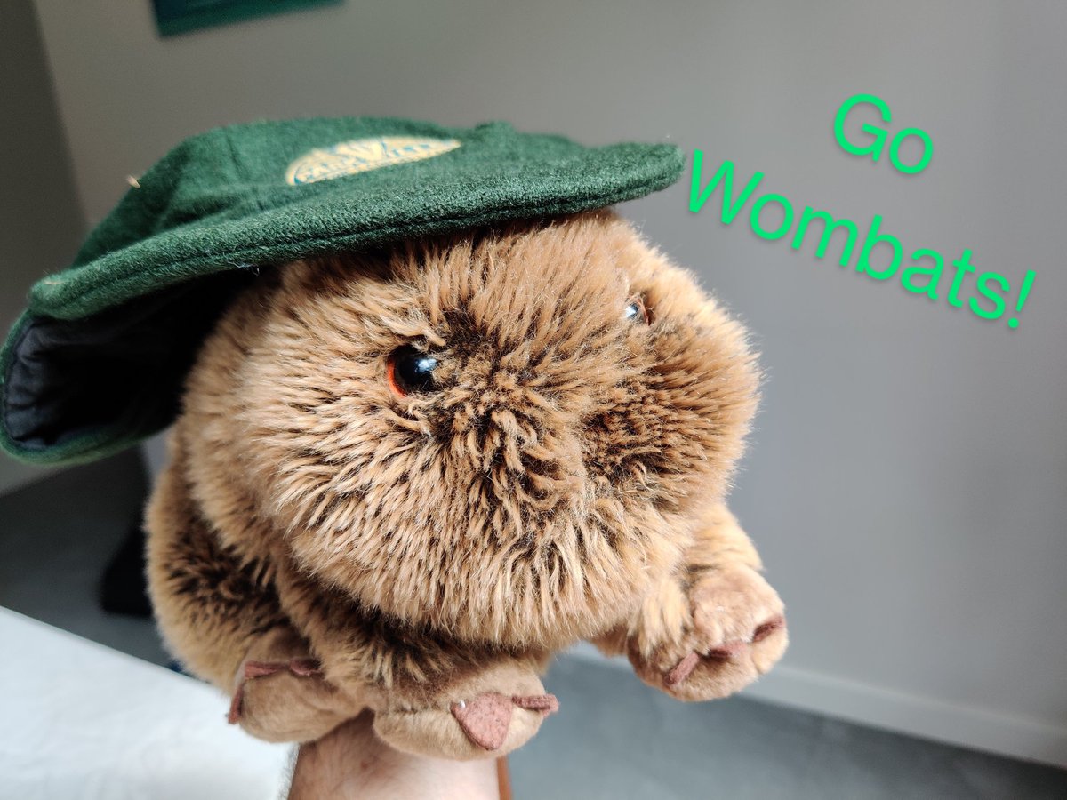 <a href="/PDCCWombats/">Parkville District</a> Our family are disappointed we can't make it along today, but we (and young Wombie) will be following along on line #gowombats
