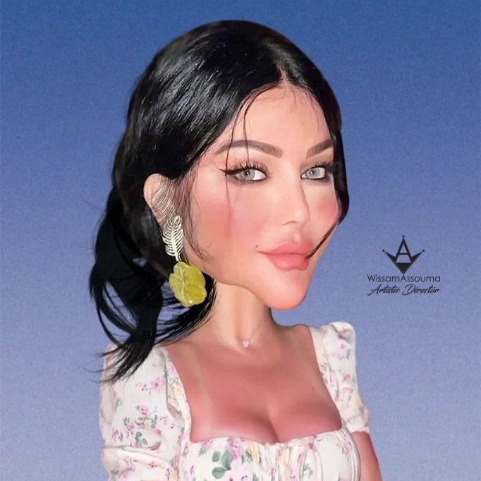 الفنانة الحلوة #هيفاء_وهبي في اطلالة كاريكاتورية #لبنان #كاريكاتير #فن #مصر #السعودية #هيئة_الترفيه #ترفيه #وسام_أسومة