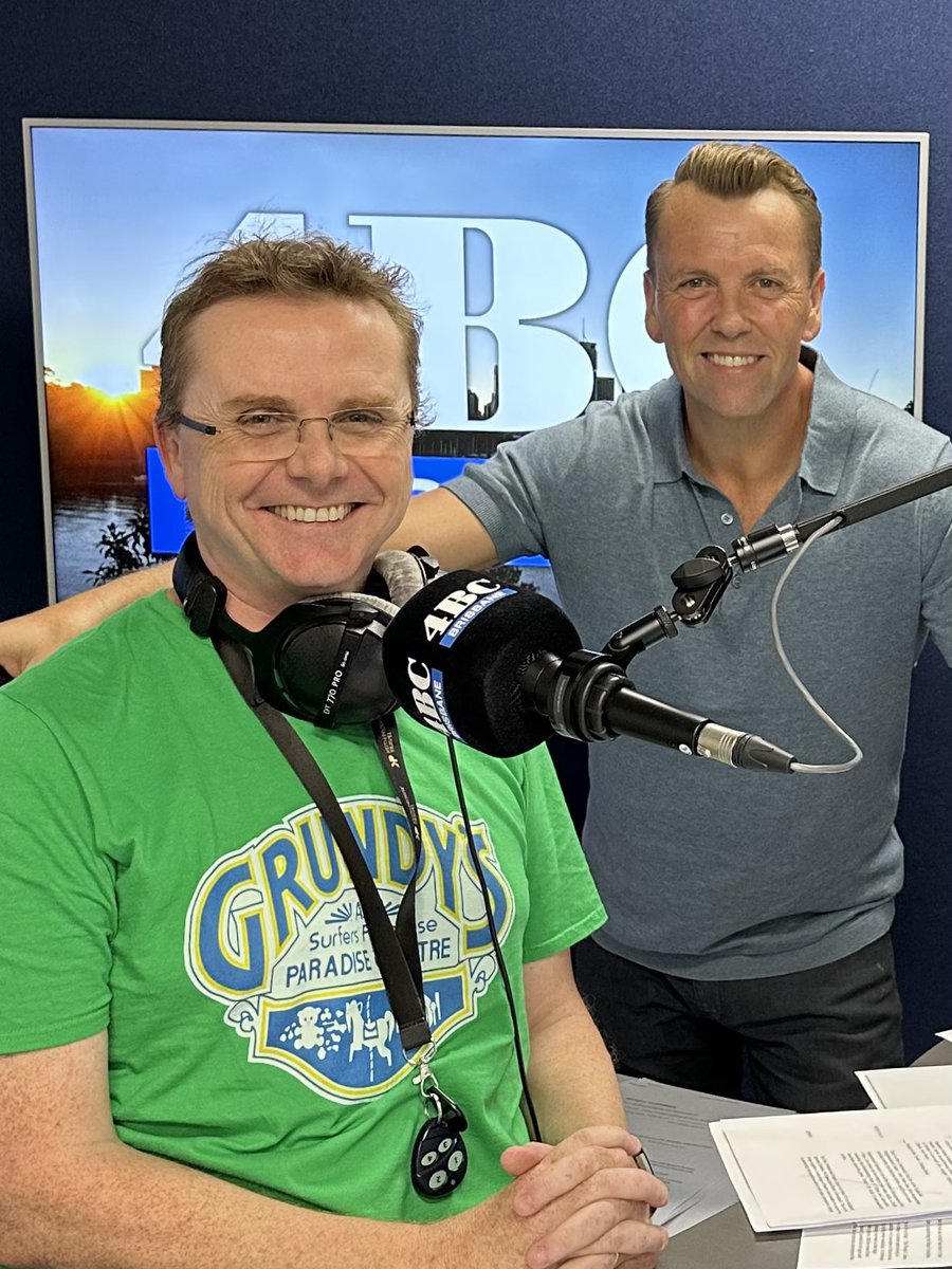 Great to join <a href="/SpencerHowson/">Spencer Howson 📻</a> for The Sizzle on <a href="/NewsTalk4BC/">4BC Brisbane</a>