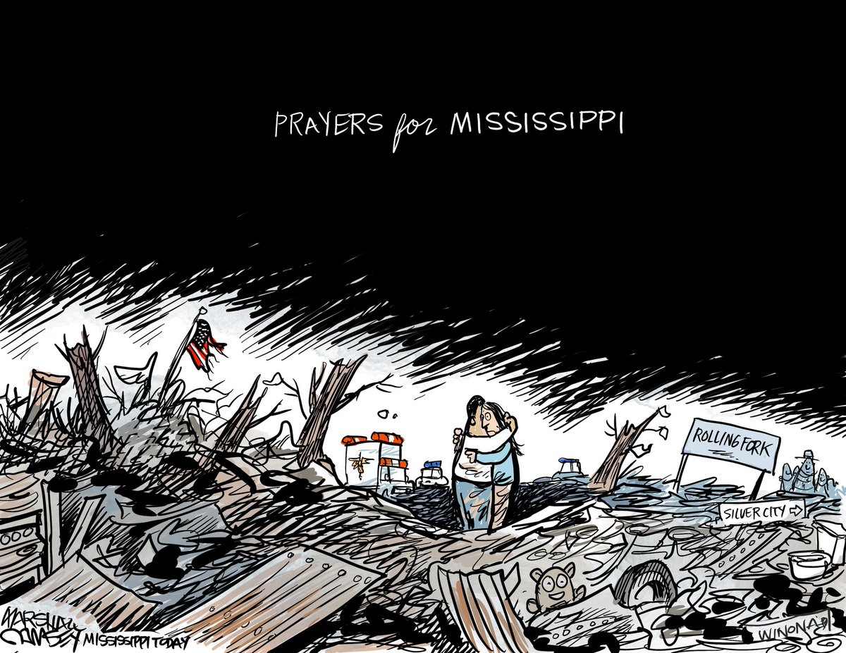 I’m devastated for my friends in Rolling Fork and all across the state tonight.