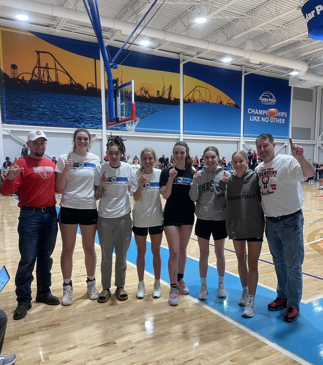 ⁦<a href="/NCShowtime/">North Coast Showtime</a>⁩ Fun night ⁦<a href="/CPSportsCenter/">Cedar Point Sports Center</a>⁩ ⁦<a href="/kate_siesel/">Kate Siesel</a>⁩ ⁦<a href="/DeppenKennedy/">kennedy deppen</a>⁩ ⁦<a href="/sydney_wurm/">Sydney Wurm</a>⁩ ⁦<a href="/miaraehurst/">Mia Hurst</a>⁩ Best AAU teammates in the business to finish the season in Great All Star game. Congratulations 🏀❤️