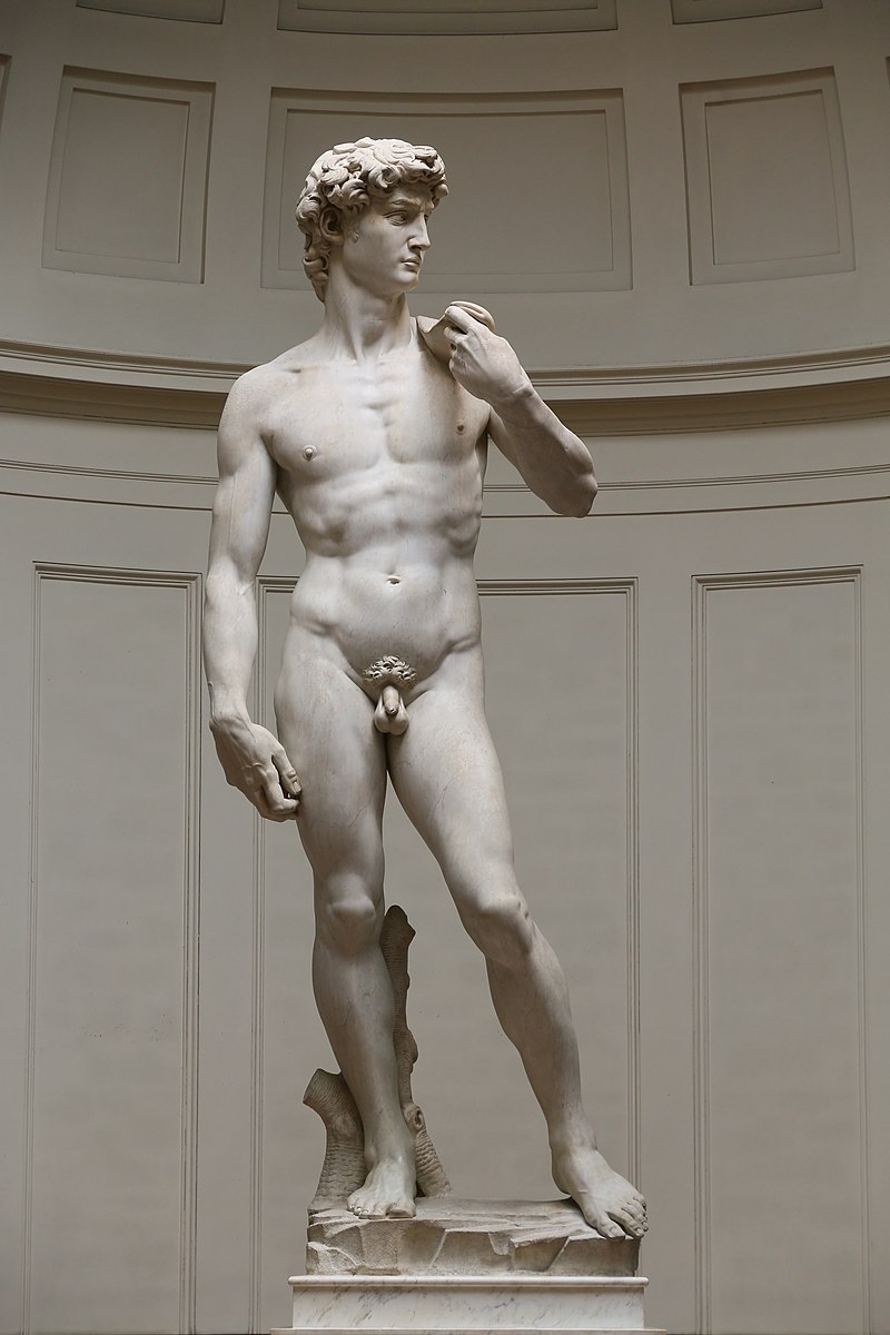 What is amazing about David is Michelangelo stared at the block of marble for three days before an assistant asked, "when are you getting to work on the sculpture?" Michelangelo answered, "what do mean? I've been working on it for three whole days!"