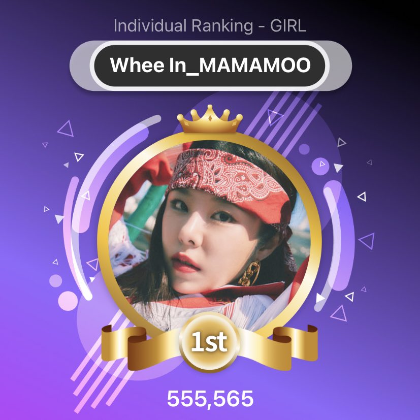 WheeinCharts's tweet photo. [THEKKING UPDATE]

WHEEIN WON ON THE MARCH GIRL RANKING ON THEKKING 🏆

— Wheein will receive a New York Times Square NASDAQ Media Display

#WHEEIN #휘인 @THEL1VE_LABEL https://t.co/KsWlUDF4DL