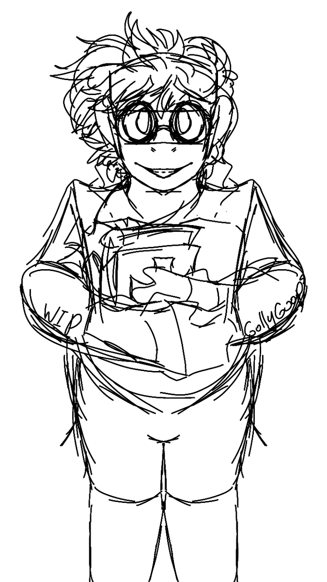 AGirlThatMakes1's tweet photo. My birthday is on April 6th! Drawing something for it! https://t.co/uiYwJ38Vvs