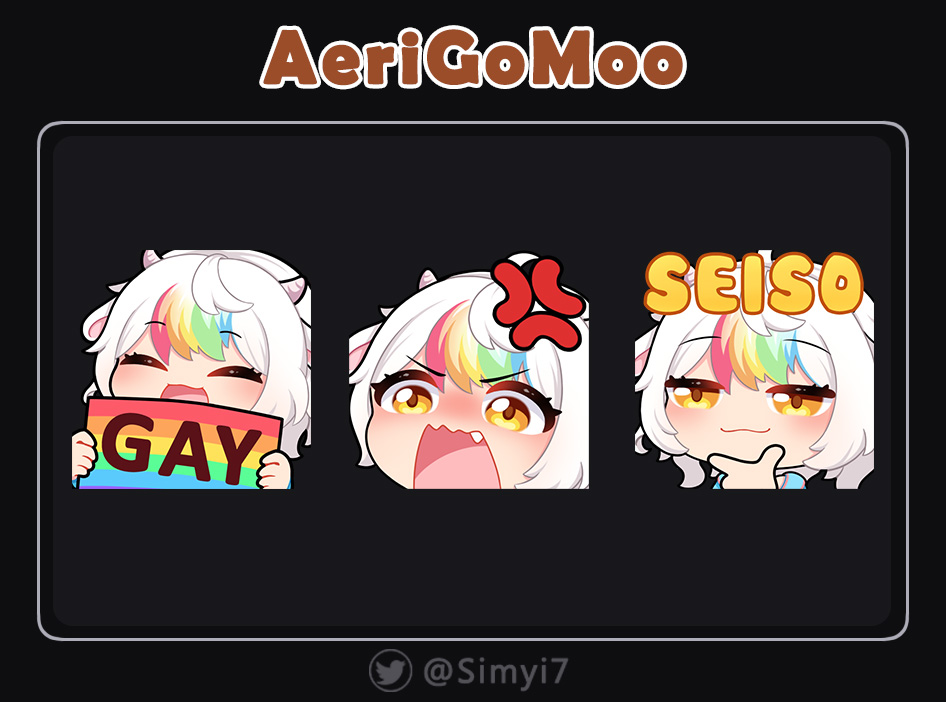 Simyi7's tweet photo. ❤️🧡💛💚💙
#emotes #twitchemotes https://t.co/4EtxinTgUh