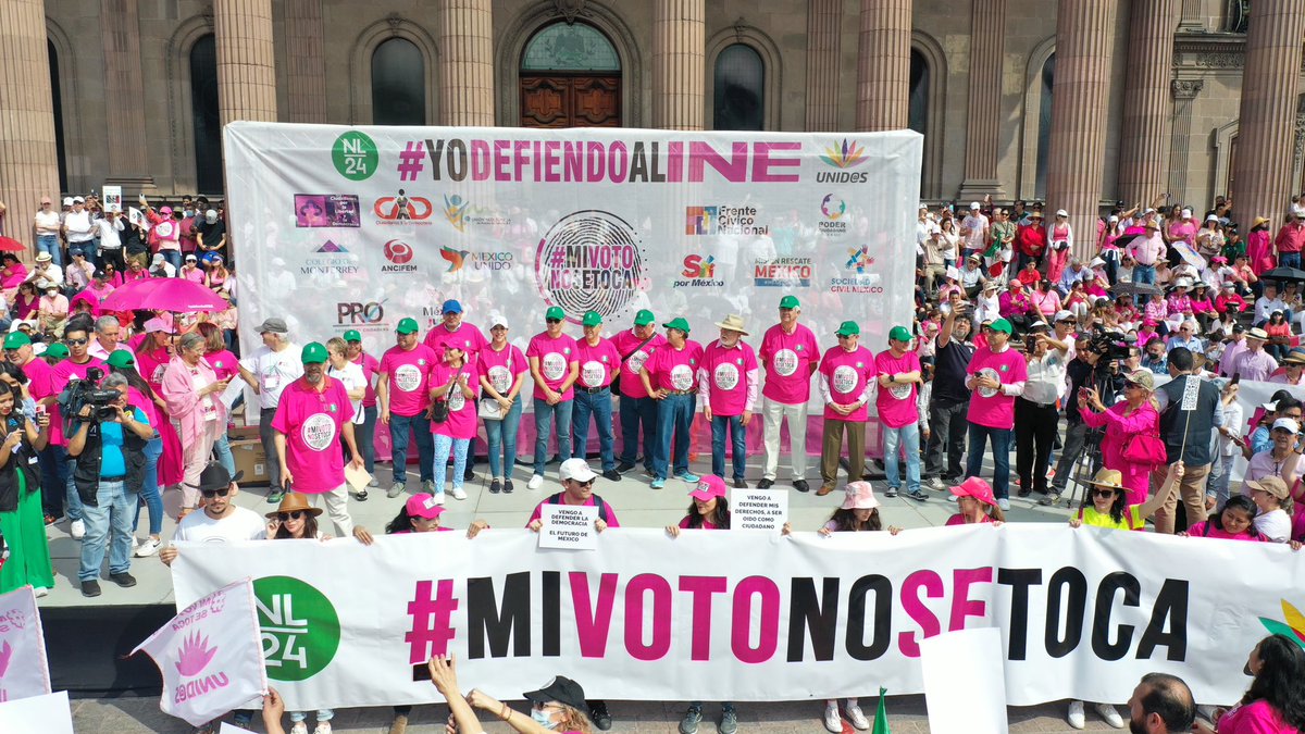 ScNl24's tweet photo. Gracias y nuestro reconocimiento a todas las organizaciones de la sociedad civil que se sumaron a la defensa del @INEMexico y nuestra democracia: #FCNNuevoLeón, @PodermxXmx, #misionrescate, #sipormexico, etc. ¡Sí se pudo! https://t.co/AiZR58baHG