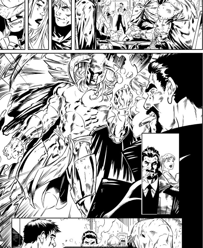 ryantylerpalmer's tweet photo. @howtodrawcomics That would be great, I've got some fire for the fandom. Launching mid year 2023. Would be great to talk about culture and Hayvard Saint's 8! #ComicsG8 https://t.co/tjNn7sV2DY