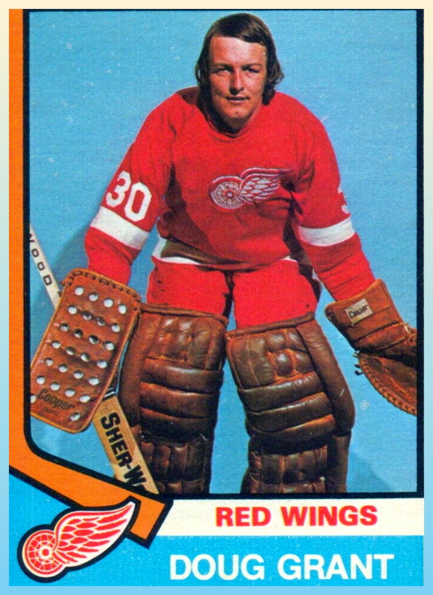 HeroesofCrease's tweet photo. Today's #ForgottenGem is Doug Grant.
-Signed by #DetroitRedWings (1972)
-First ever #NHL goalie from Newfoundland
-77 NHL GP with Detroit (1973-1976), and St. Louis (1977-1980)
-CHL Terry Sawchuk Trophy Winner (1978, 1979)
-CHL Playoff MVP (1980) https://t.co/HoXMtxBRhL