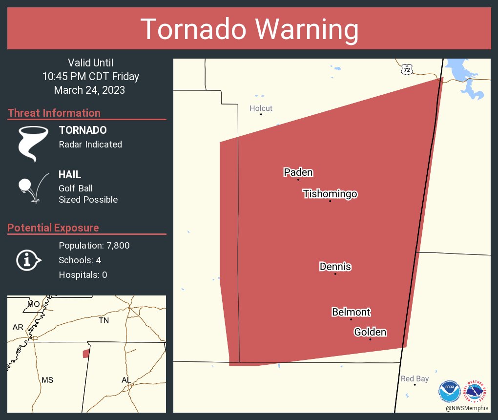 NWS Tornado on Twitter "Tornado Warning continues for Belmont MS