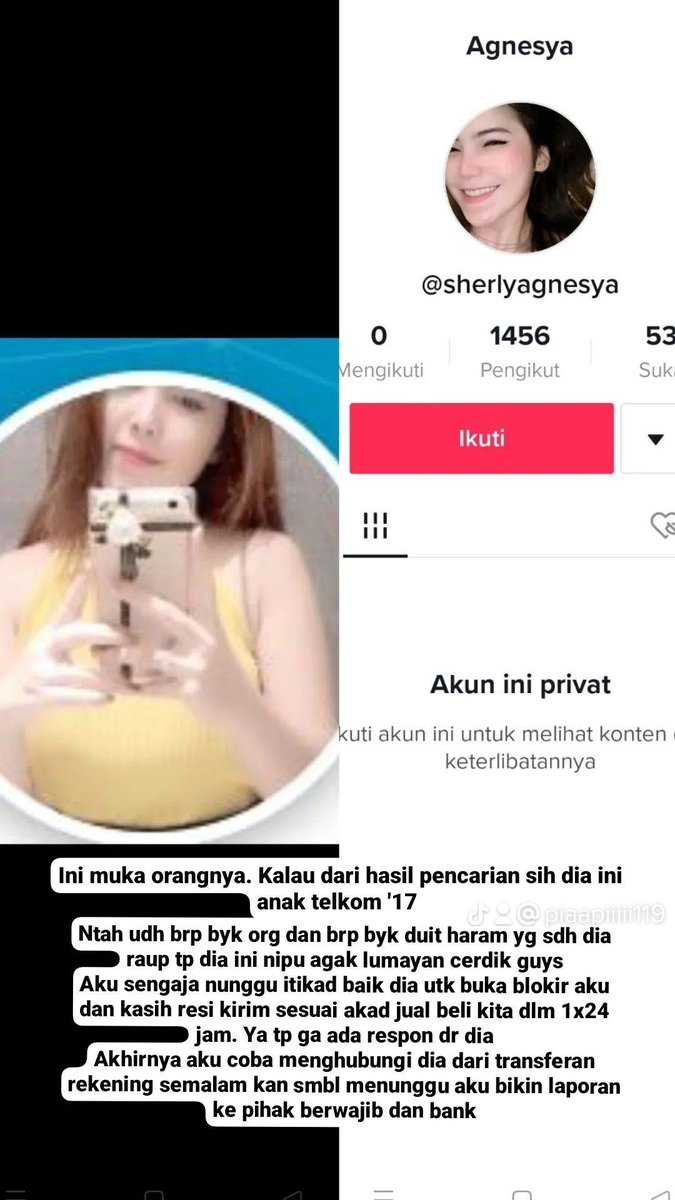 lovematcha119's tweet photo. Twitter Please do Your Magic
BANTU RT PLEASE

Hallo teman2 twitter. Aku ingin bercerita supaya temen2 lebih berhati2 lagi dengan akun IG s.agnesya94 atau orang yang mengatasnamakan SHERLY AFRIANY atau SHERLY AGNESYA atau SHERLY AGNECYA.
Beliau sudah menipu aku dengan kedok olshop https://t.co/7O7ieaX1wX