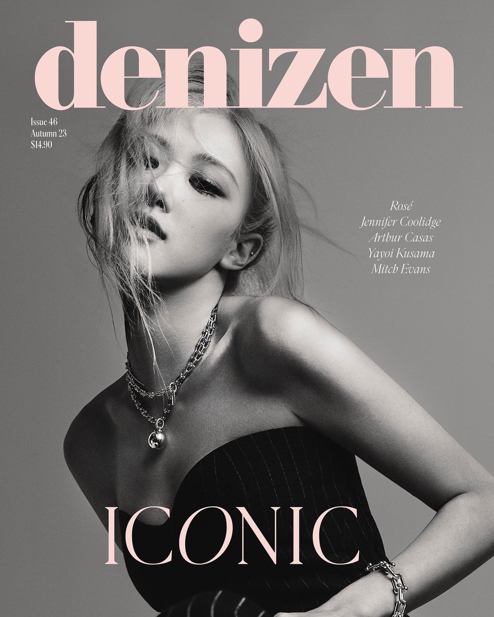 BBU_BLACKPINK's tweet photo. ROSÉ IN DENIZEN COVER 
#ROSÉxDenizenMagazine @BLACKPINK https://t.co/LRnUDwkG9e