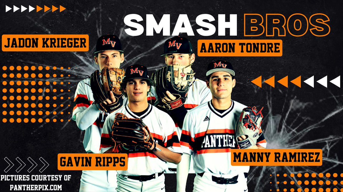 Official MV Baseball (@mvpnthrbaseball) on Twitter photo Lots of pop at the plate tonight! Doubles by Gavin Ripps, Manny Ramirez, and Jadon Krieger. Triple and Home Run, with 6 RBI's from Aaron Tondre. These guys all earn #MVSmashBros honors!! #RallyTheValleyMV <a href="/PantherSportsMV/">MVISD Panther Athletics</a> <a href="/MVISD/">Medina Valley ISD</a> Lots of pop at the plate tonight! Doubles by Gavin Ripps, Manny Ramirez, and Jadon Krieger. Triple and Home Run, with 6 RBI's from Aaron Tondre. These guys all earn #MVSmashBros honors!! #RallyTheValleyMV <a href="/PantherSportsMV/">MVISD Panther Athletics</a> <a href="/MVISD/">Medina Valley ISD</a>