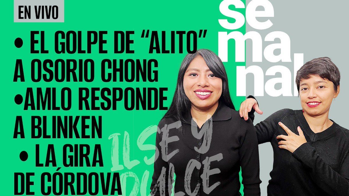 perfildehugo's tweet image. #EnVivo | #SinEmbargo Semanal | El golpe de “Alito” a Osorio Chong | AMLO responde a Blinken dlvr.it/SlRrch vía @SinEmbargoMX