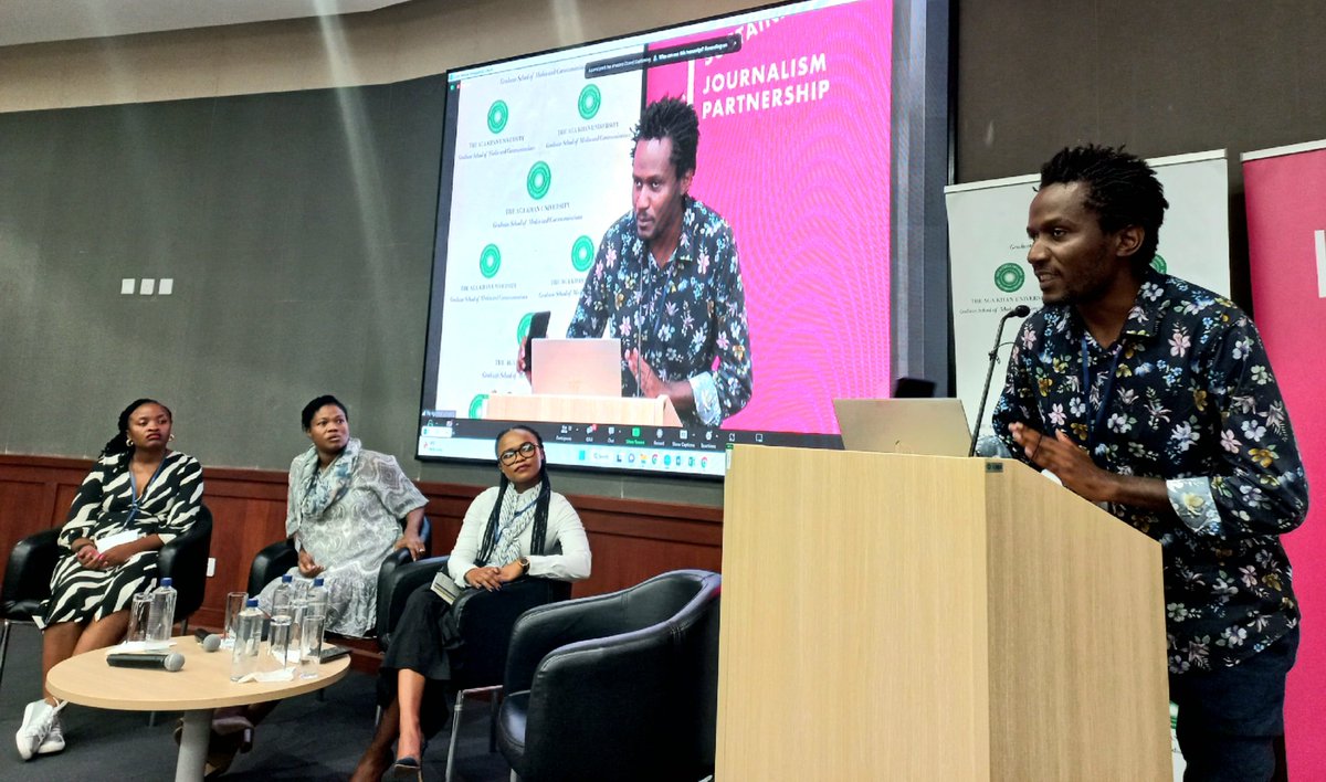 MagambaNetwork's tweet photo. Super proud of #Magamba's Digital X program lead @MunyaBloggo, who presented on the role of content and representation in sustainable journalism.
#MagambaAfrica
#SJP2023 https://t.co/oOMNA2elqH