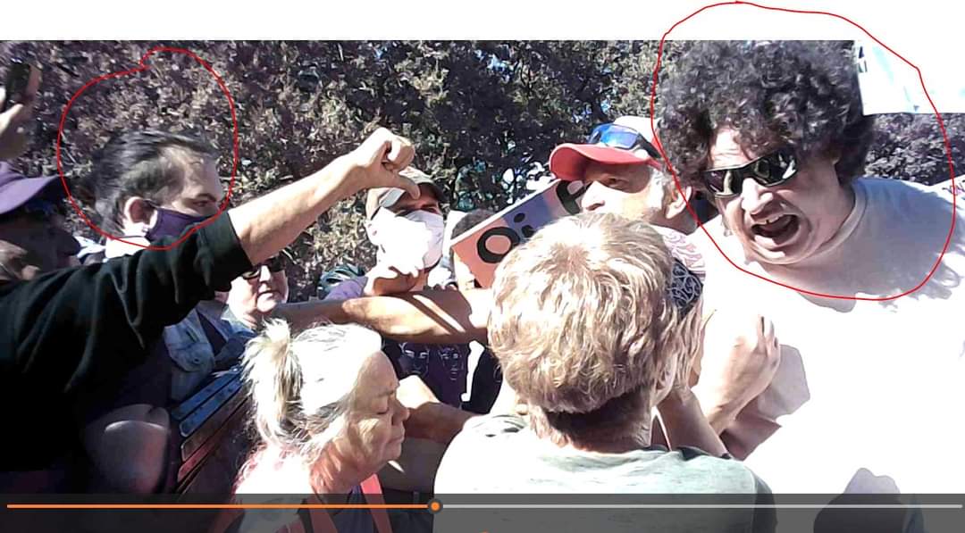 StandingforXX's tweet photo. This man was particularly abusive to literally everyone in his path. He pushed past a steward and shoved her body like she was a ragdoll
Another steward reports that he was a disgusting violent bully.

#NZDayofShame #2023WitchTrialsNZ  #TransTerrorism 
#LetWomenSpeakAuckland https://t.co/PiaCILiUE1