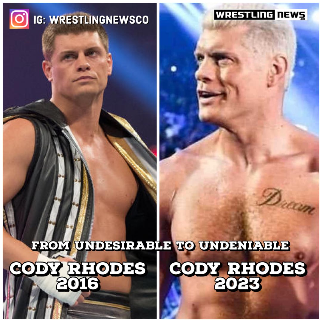 Wrestling News on Twitter "From undesirable to undeniable. Really