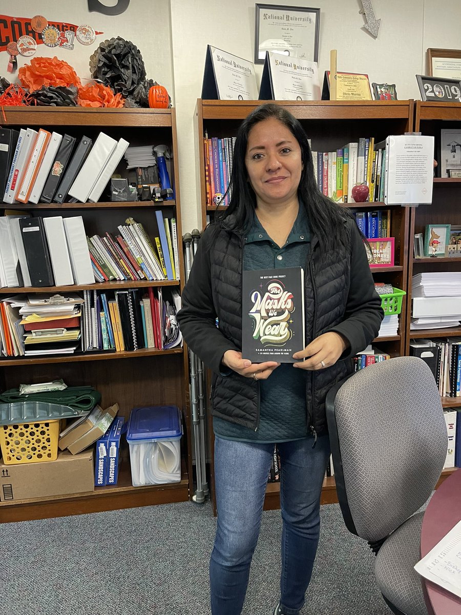 chstoads's tweet photo. Hello Mrs. Montes!  🧡

@thenextpgbook https://t.co/jjdS6T9Tqn