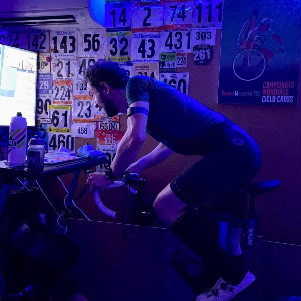 CyclocrossTony's tweet photo. Getting back to speed with the @wtrl_racing TTTs on @gozwift . Jumping into the @omg_eracing team and part of a smashing team that took 🥈 in 489 teams!! Excited to be getting closer to pre-fracture power 🦿💥 https://t.co/edltaHQ5h3 https://t.co/PpJMWccghr