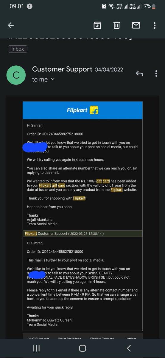 Tenonten01's tweet photo. @flipkartsupport Hi, last year I was issued a GC Of 100 on 28/3/2022 so it's expiry date is 28/3/2023. But you choose to expire my on 15 march. Tried talking to your support but she said nothing can be done. https://t.co/hCiEGVoowd