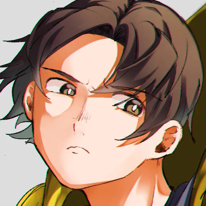 自分じゃめっちゃ絵柄変わってるように感じる。目の形と鼻が違うだけ 