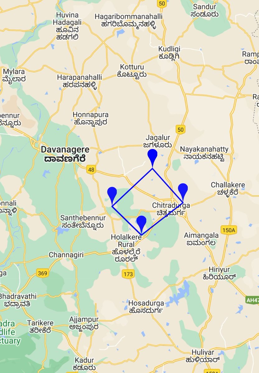Window period: 2023-03-30 01:00 - 2023-04-11 12:00

Area: Aeronautical test range (ATR) #CHITRADURGA 

Purpose: @DRDO_India will carry out flight trials.

#areawarning #Karnataka #India