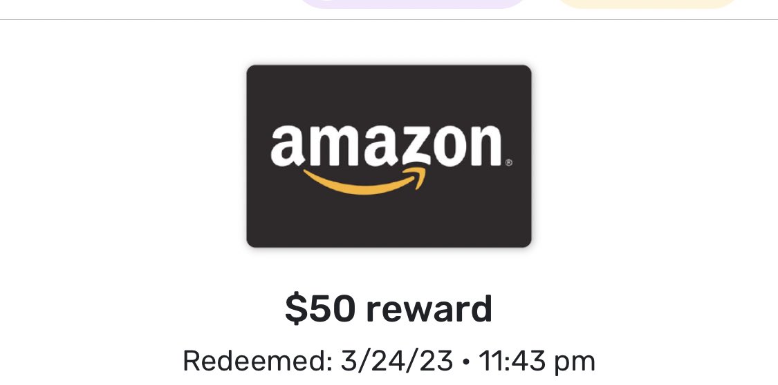 TamBlackwelder's tweet image. Just turned my points in for Amazon $50.00 gift card. #FetchHappy