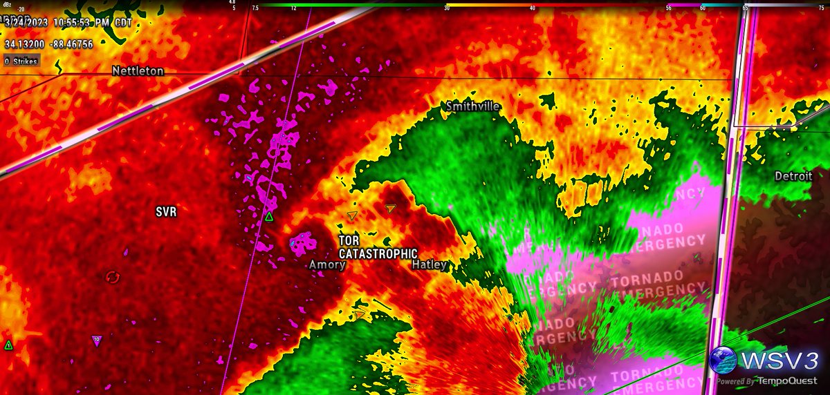 🔴Pettus Weather on Twitter "TEXTBOOK SS in MS! Very large Tornado otg