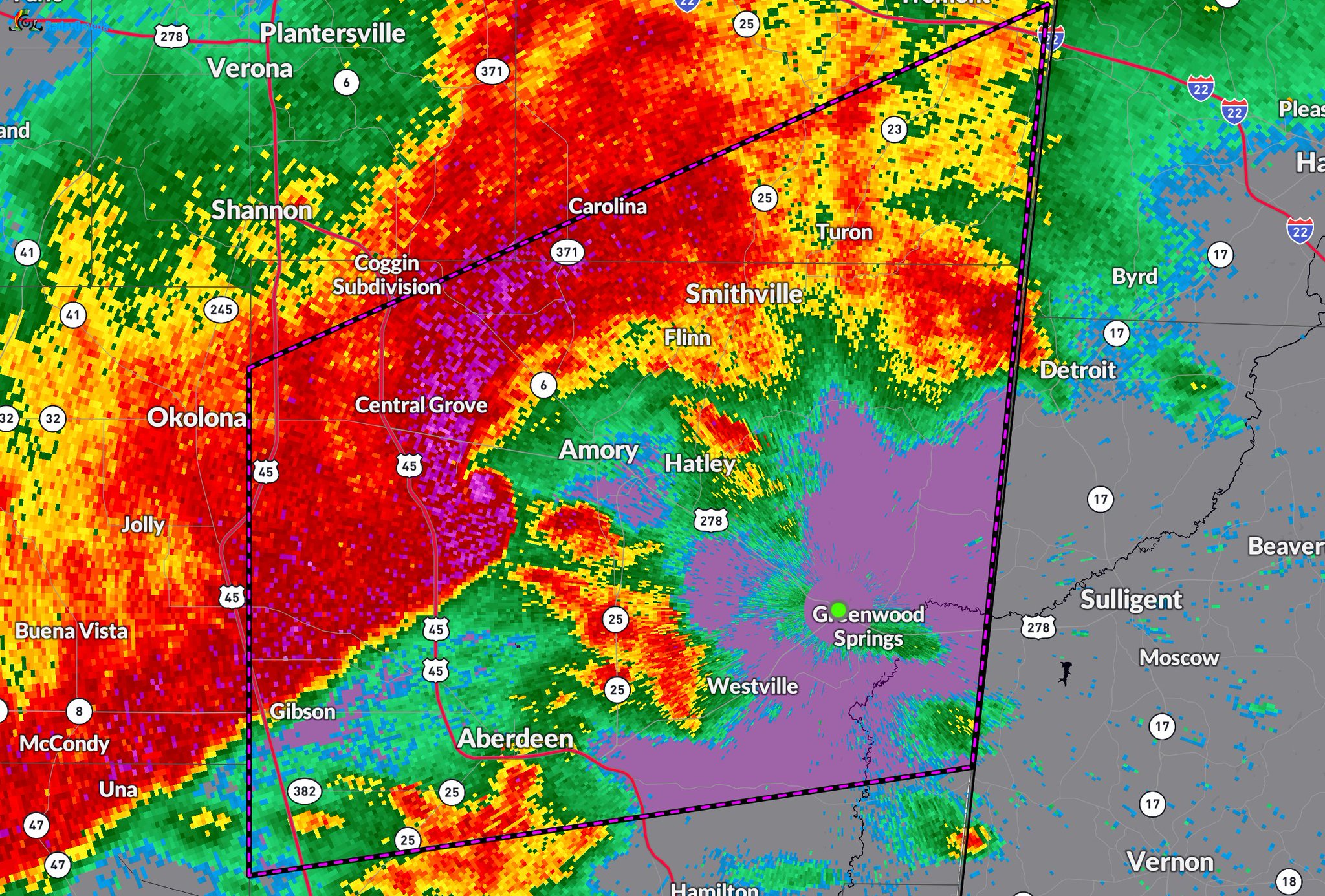 Ryan Hall, Y’all on Twitter "🚨Tornado EMERGENCY continues for Amory MS