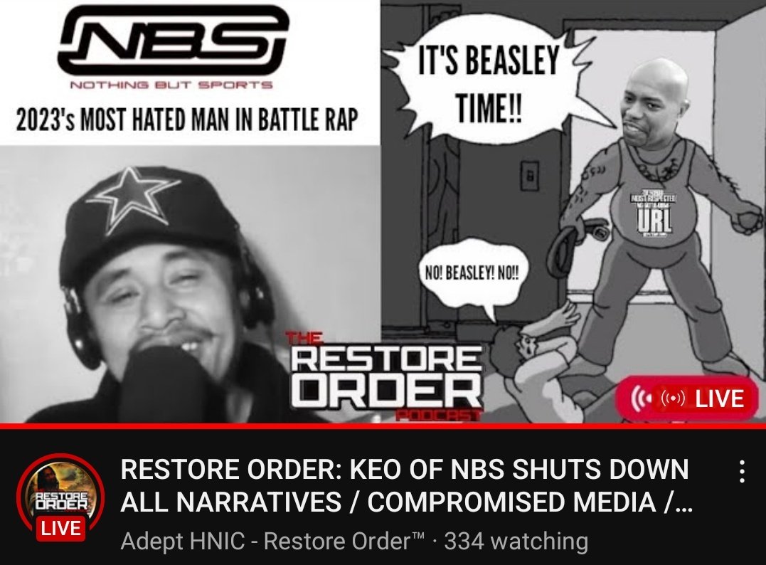 IAMPBLACKYO's tweet photo. DA P FOR PEOPLE OF BATTLE RAP, UNCOMPRPMISED, AND COMPROMISED, TUNE IN YO! @AdeptHNIC1 INTERVIEWS @NBSCENTRAL
CLICK THE LINK BELOW👇YO!
https://t.co/ClyxyQSR82
#ADEPTHNICNETWORK
#NBSCENTRAL https://t.co/vFjNNR6cJq
