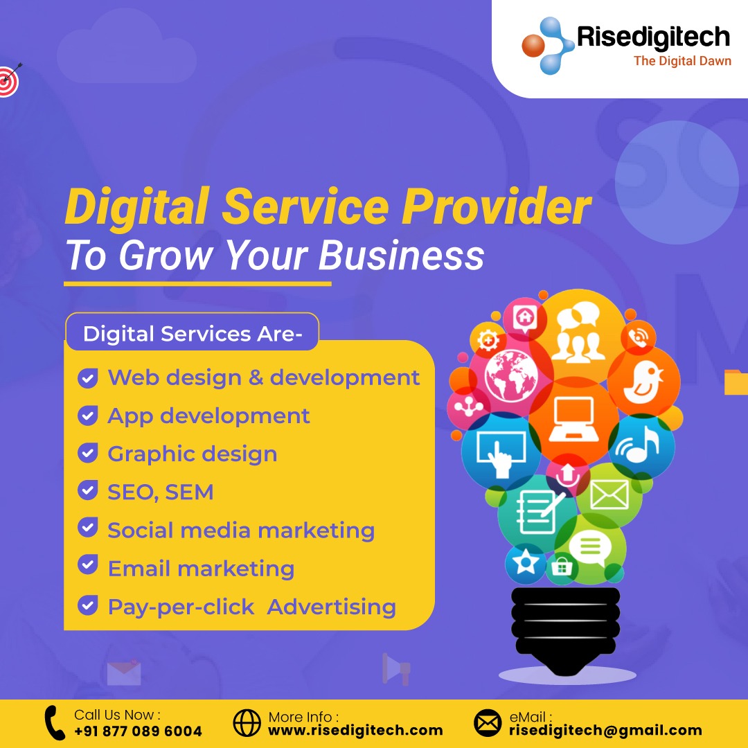 risedigitech's tweet photo. Discover new ways to market your business digitally. 
Risedigitech provide one of the best digital marketing services in India.
visit us: https://t.co/LQ227D35M4 
#digitalserviceprovider https://t.co/Ju16EHqRWd