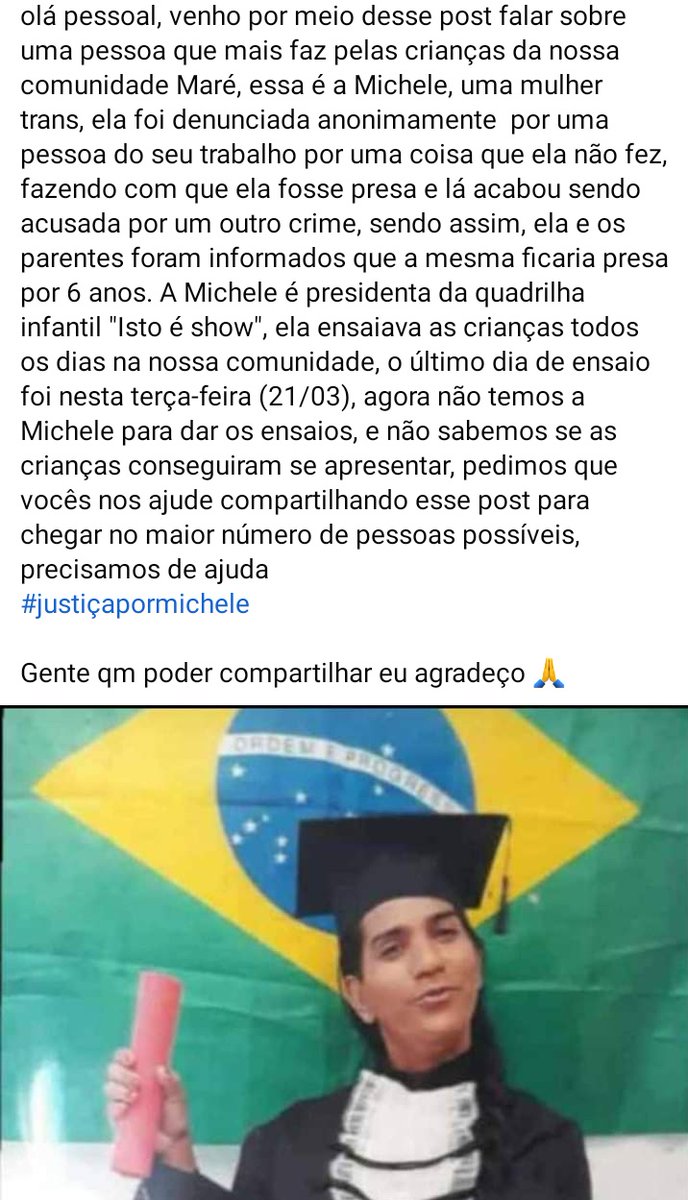 #justiçaPorMichelle🗣️