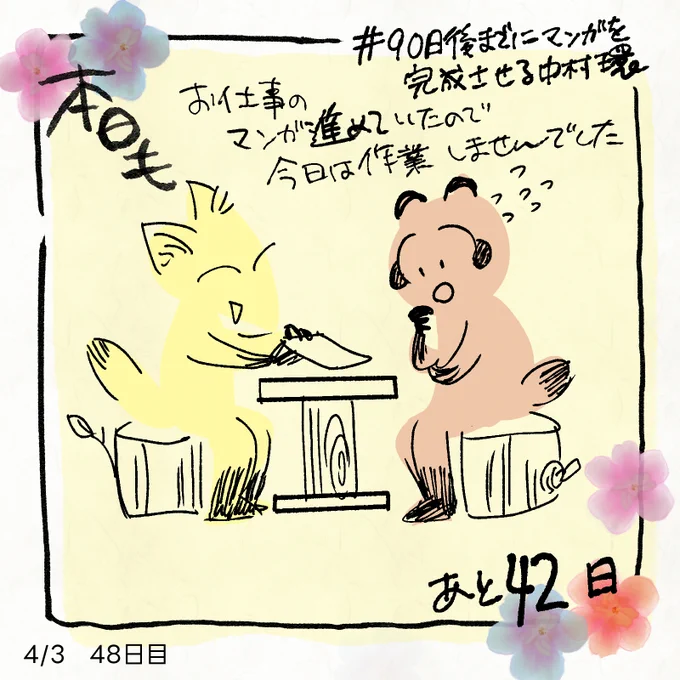 ◆漫画描きの日常

本日もお仕事

#90日後までにマンガを完成させる中村環
#中村環日記 