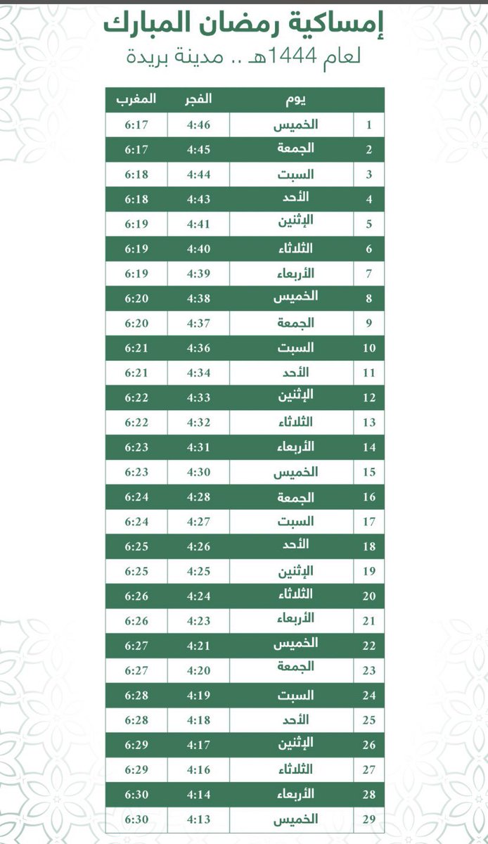 ageb55's tweet photo. #إمساكية_شهر_رمضان 
#بريدة https://t.co/aDuNbTmMWJ