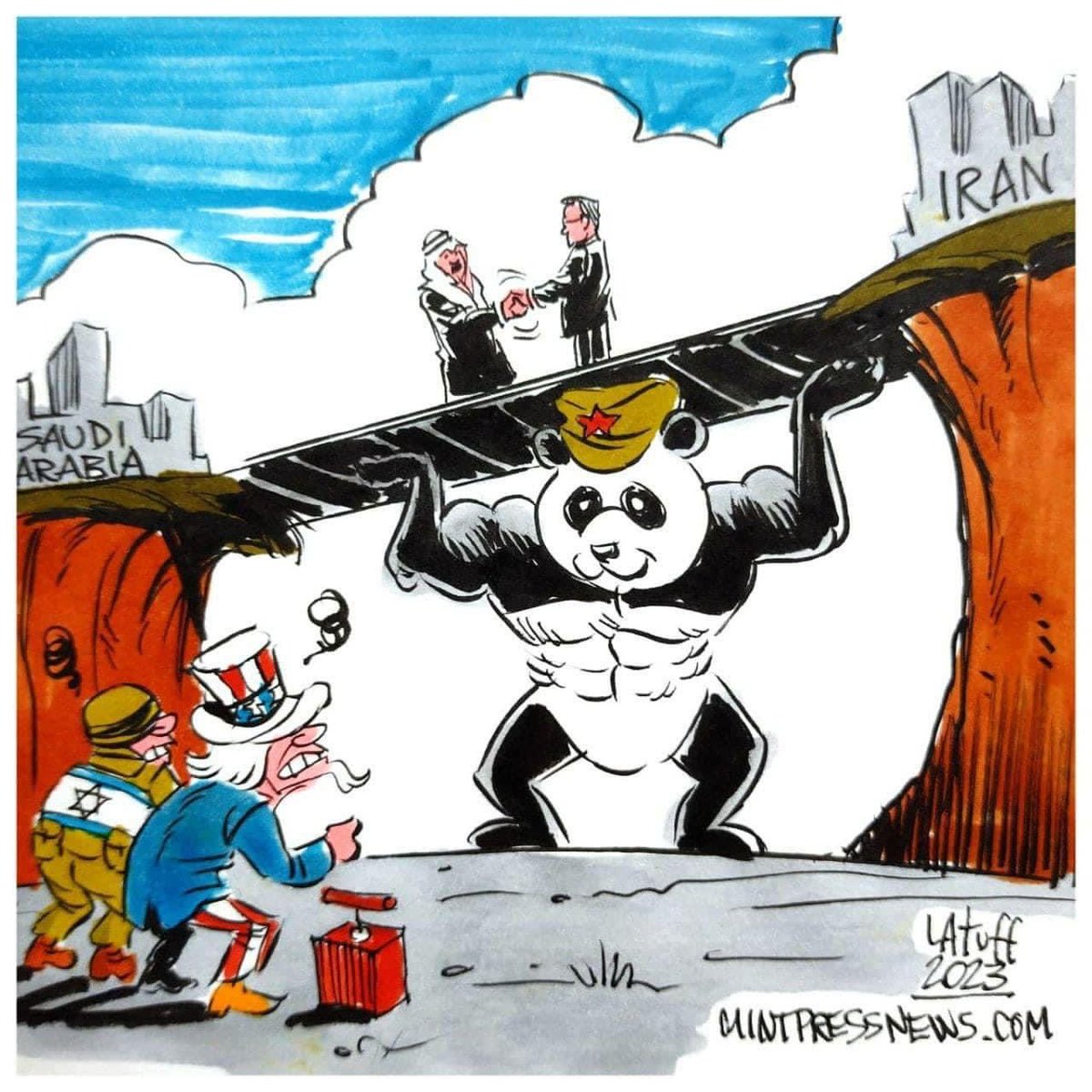 Ketika China menjadi juru damai Saudi Arabia dan Iran.