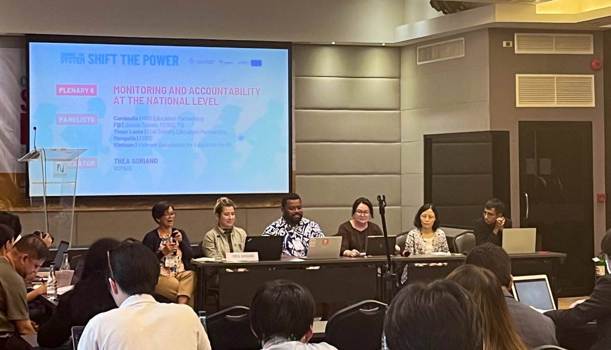 realityofaidAP's tweet image. For Plenary 6 of #APPFSD2023, Josaia Tokoni of @FijiCouncil and Manda Urantulkhuur of @CHRD_Mongolia talk about the challenges for CSO engagement in their countries’ VNRs processes.
