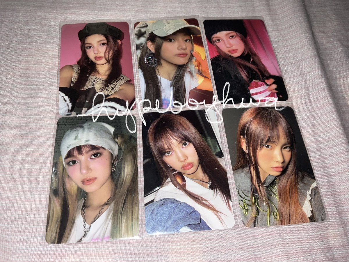 prodfrnz's tweet photo. ic interest check

- can ship ww
- might add more pcs
- will sell as set 
- can look for kahati &amp; can ship to diff addresses
- payo (prio) / 2 weeks

t. newjeans danielle minji hyein omg pc photocard wts lfb https://t.co/BUedyGsbxY